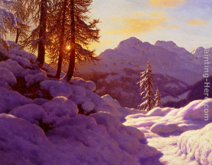 Ivan Choultse Snowy Landscape